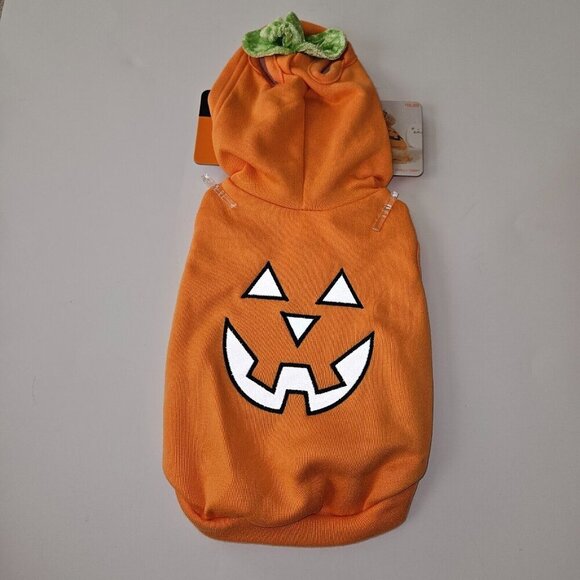 NEW Reflective Jack-O Lantern Cat Dog Pet Halloween Costume Small (Up to 20 lbs) - Picture 3 of 9